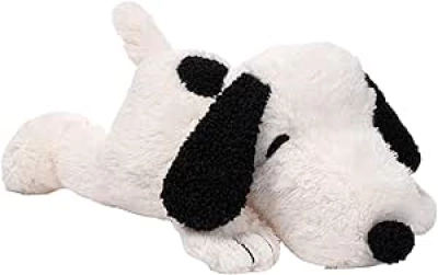 Peluche Snoopy Blanc 38cm - Jouet Doux en Polyester pour Bébé