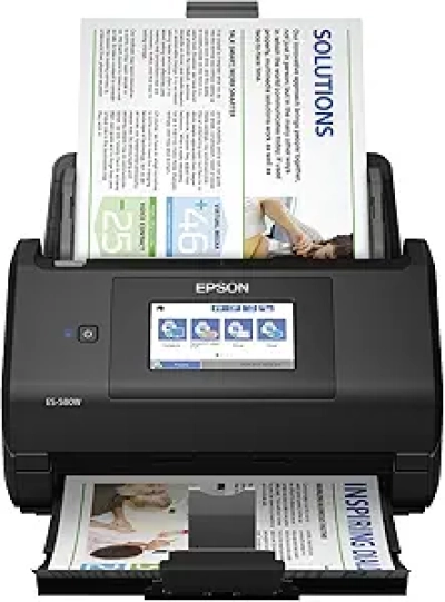 Epson Workforce ES-580W - Scanner couleur sans fil professionnel avec chargeur automatique