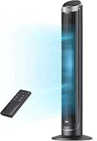 Ventilateur Tour Oscillant Dreo 40" - Silencieux 28dB pour Chambre et Bureau