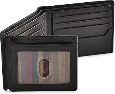 Portefeuille Homme Cuir RFID BULL GUARD - Bifold Protection Antivol