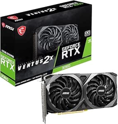 Carte Graphique MSI RTX 3060 12GB - Gaming PCIe 4.0 Ampere