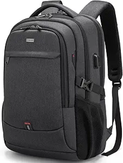 Sac à Dos 17 Pouces DUSLANG - Backpack de Voyage Imperméable avec Port USB