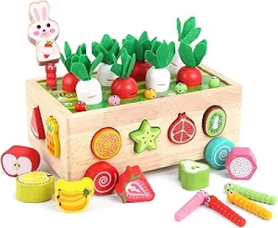 Jouets Montessori en Bois 1 2 3 ans - Jeux Éducatifs Bébé