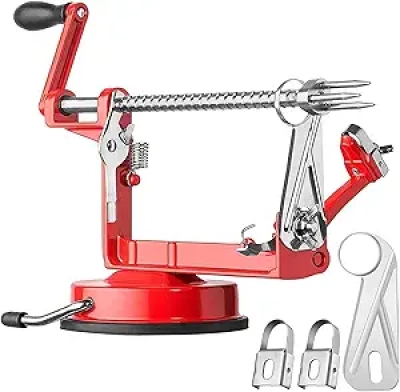 Éplucheur Pommes Professionnel - Lames Inox & Ventouse Puissante