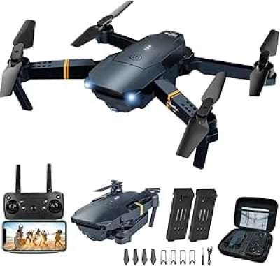 Drone avec Caméra 1080P FPV pour Adultes et Enfants - Quadcopter Pliable