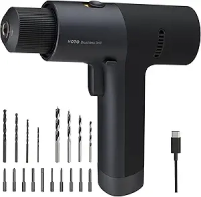 Perceuse Visseuse Sans Fil HOTO 12V Brushless - Écran LED 30N·m