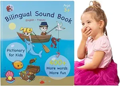 Livre interactif bilingue anglais-français pour enfants | Apprentissage ludique dès 3 ans