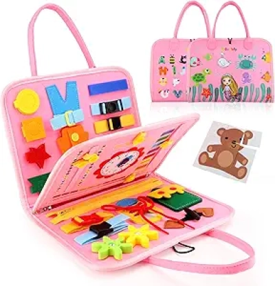 Tableau Busy Board Montessori 25 Activités pour Enfants 3-6 Ans