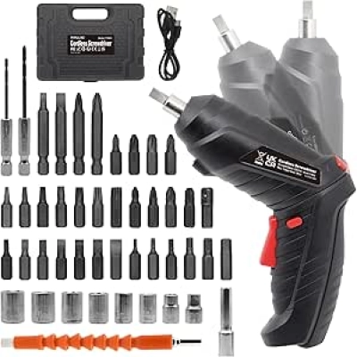Tournevis Électrique Sans Fil 3.6V - 47 Accessoires + Batterie Rechargeable