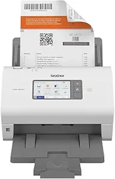 Scanner Brother ADS-4900W Professionnel - 60 ppm, Duplex, WiFi et Écran Tactile