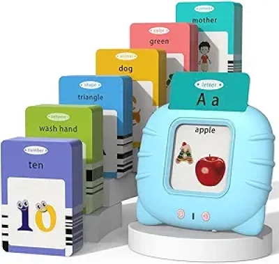 Cartes Parlantes Éducatives pour Enfants - Jouet Thérapie Orthophonie ABC 123