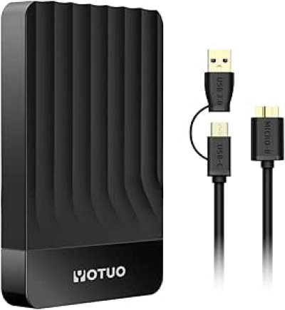 Disque Dur Externe 500GB USB 3.0 - PC, Mac, PS4, PS5, Xbox