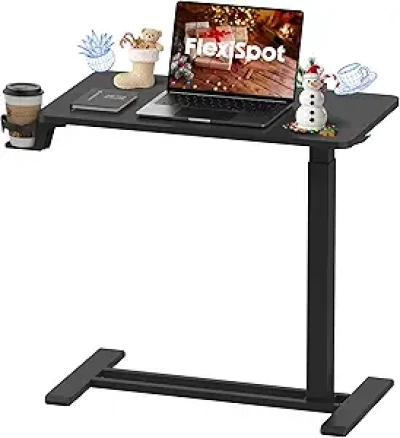Table de Lit Réglable FLEXISPOT H7 - Bureau Standing Mobile avec Roulettes