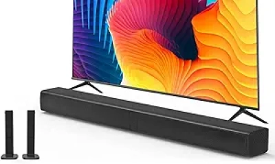 Barre de Son TV 2 en 1 Séparable 2.2 Canaux Bluetooth 5.0 - 32 Pouces