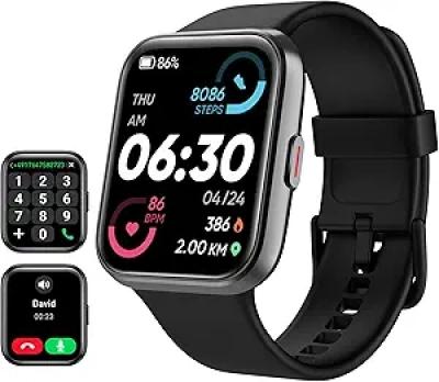 Montre Connectée Intelligente Tensky - Appels, Alexa, 100+ Sports