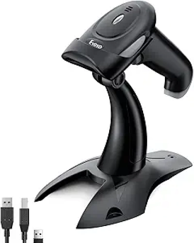 Scanner Code-Barres Wireless Eyoyo 2D 1D - 3 en 1 Bluetooth USB