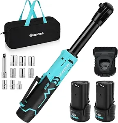 Clé à Cliquet Électrique Sans Fil 3/8" 12V 44 Ft-Lbs - DURATECH
