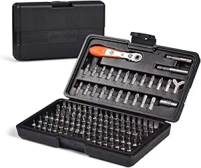 Coffret 133 Embouts Tournevis Multifonction - Clé à Cliquet Mini 36 Dents