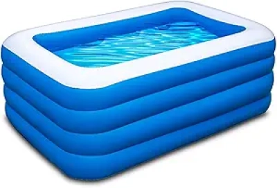Piscine Gonflable 70x55x29 cm - Piscine Familiale pour Enfants et Adultes