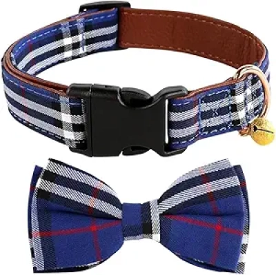 Collier pour Chien avec Nœud Papillon Ajustable - Yizepet