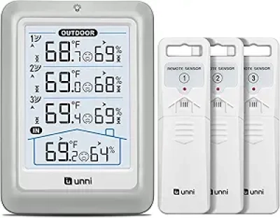 Thermomètre Hygromètre Numérique Sans Fil Intérieur Extérieur - 330ft