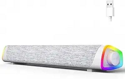 Barre Sonore PC SOULION R30 Plus USB Bluetooth - Éclairage LED RGB