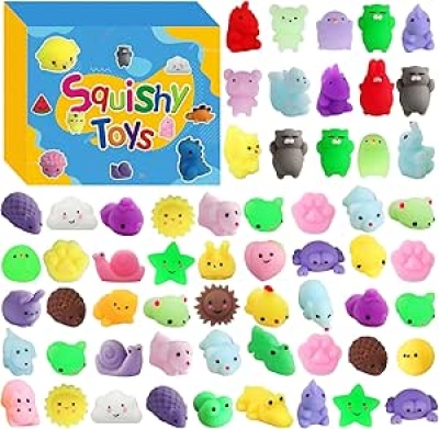 200 Jouets Mochi Squishy Kawaii - Fidget Toys Enfants Pas Cher Bulk
