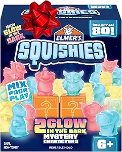 Kit DIY Squishies Phosphorescent Elmer's - 2 Personnages Mystères à Créer