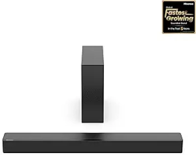 Barre Sonore Hisense HS2100 240W avec Caisson Wireless - DTS Virtual X