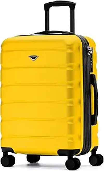 Valise Cabine 24 Pouces Extensible Flight Knight - Serrure TSA & Roues Silencieuses