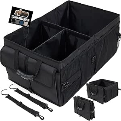 Organiseur de Coffre Gorilla Grip - Rangement Étanche et Robuste pour Voiture
