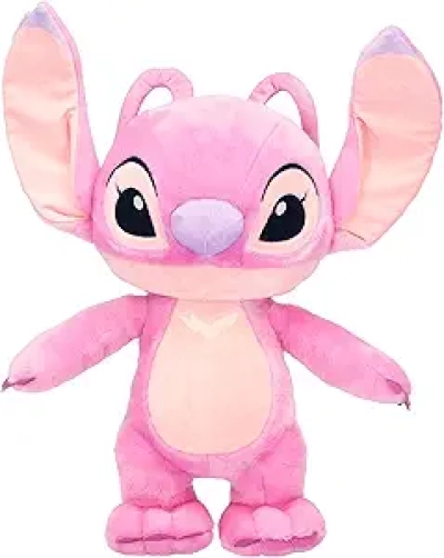 Peluche Disney Angel Lilo & Stitch 40 cm - Jouet Doux pour Enfants