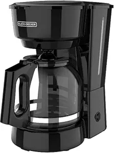 Cafetière BLACK+DECKER 12 tasses - Technologie Vortex & Bec anti-gouttes