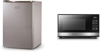 Mini Frigo BLACK+DECKER 25L + Micro-ondes Digital - Combo Économique