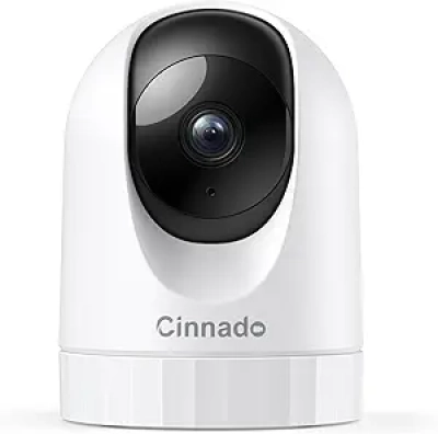 Caméra de Surveillance Intérieure 2K 360° WiFi - Monitoring Bébé et Animaux