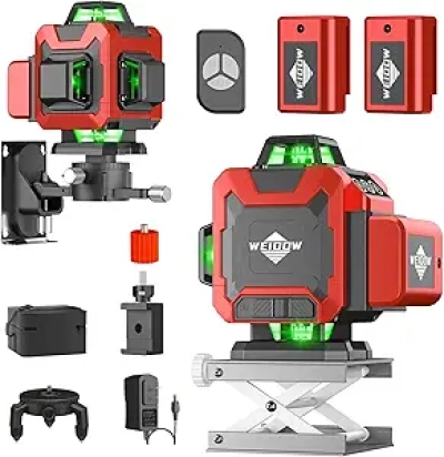 Niveau Laser 4D 16 Lignes WEIDDW - Outil Auto-Nivelant Professionnel