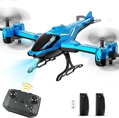Hélicoptère RC VATOS 2.4G - Drone Télécommandé Enfant avec Obstacle Avoidance