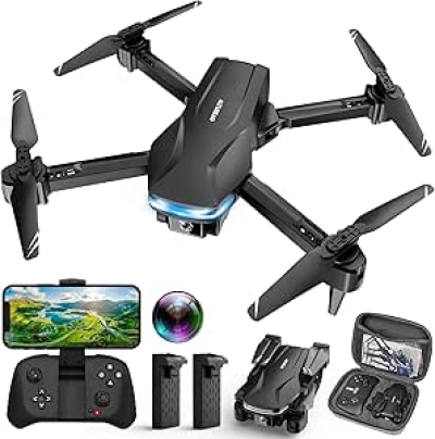 Drone Caméra 1080P FPV Pliable - Idéal Débutants et Enfants