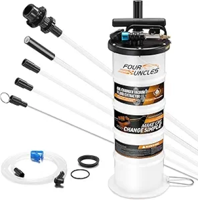Extracteur d'huile pneumatique et manuel 6.5L - FOUR UNCLES