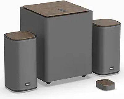 Enceinte PC 2.1 Bluetooth KEiiD avec Subwoofer sans Fil - Gaming et Bureautique