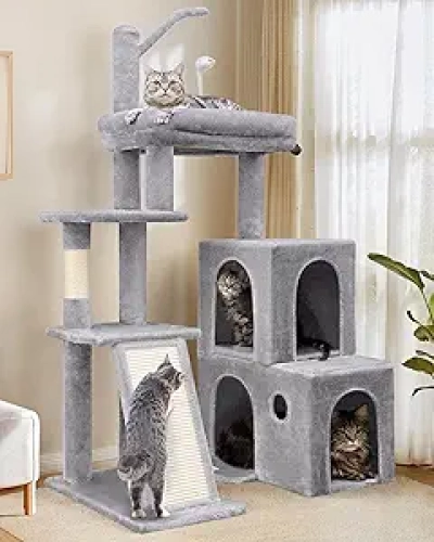 Tour pour Chat 50 Pouces - Arbre à Chat Géant pour Grands Chats avec Griffoir Sisal