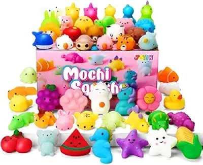 Lot 25 Mochi Squishy Toys Kawaii - Jouets Anti-Stress Enfants