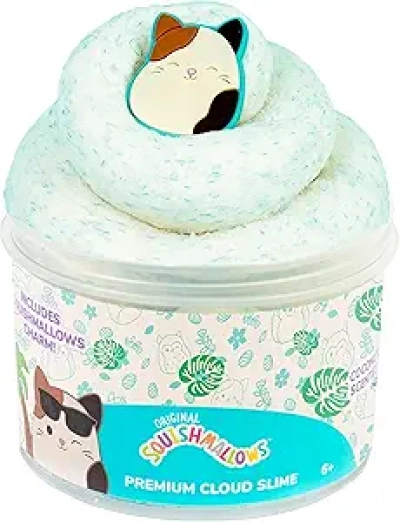 Slime Premium Squishmallows Cam le Chat - Parfum Coco 8oz