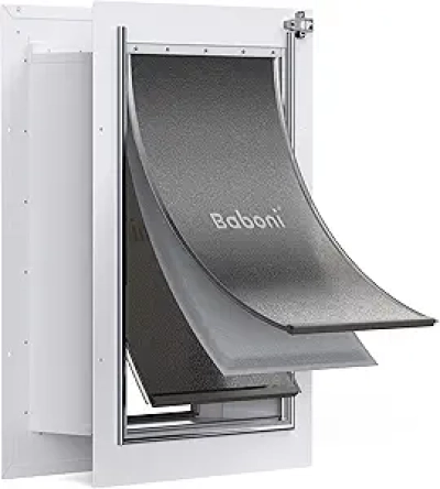 Chatière Chien Grande Taille - Porte 3 Volets Isolante 100 kg | Baboni