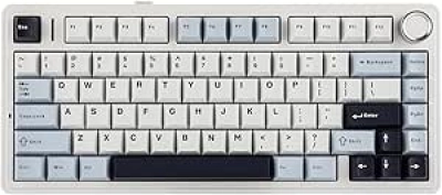Clavier Mécanique EPOMAKER x Aula F75 75% Sans Fil Gaming - Gasket, RGB, Switches Lubrifiés