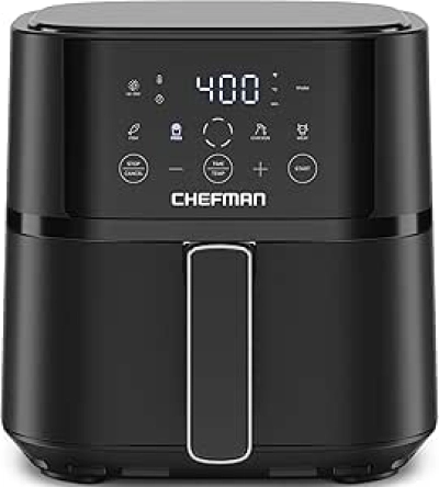 Chefman Air Fryer 4L - Friteuse sans Huile Compacte avec Technologie Hi-Fry