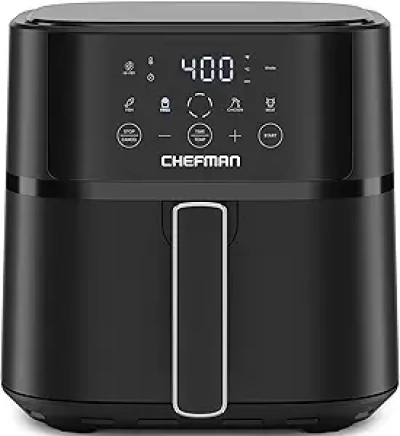 Friteuse à Air Chefman 6L - Technologie Hi-Fry pour Cuisson Rapide et Croustillante