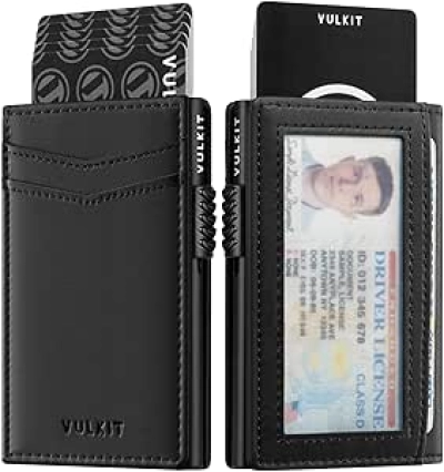 Portefeuille Homme Cuir Premium RFID avec Porte-Cartes Magnétique