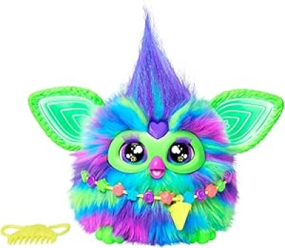Furby Galaxy Edition Luminescent - Peluche Interactive Parlante pour Enfant