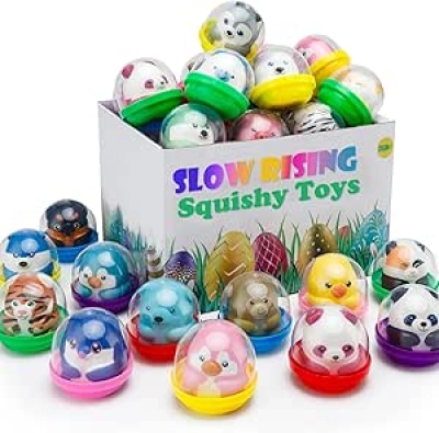 30 Squishies Anti-Stress Slow Rising pour Enfants - Jouets Sensoriels Kawaii